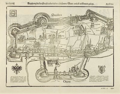 Plan of Augsburg, from 